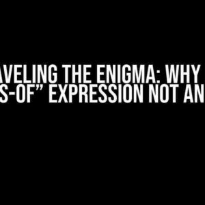 Unraveling the Enigma: Why is an “Address-of” Expression Not an lvalue?